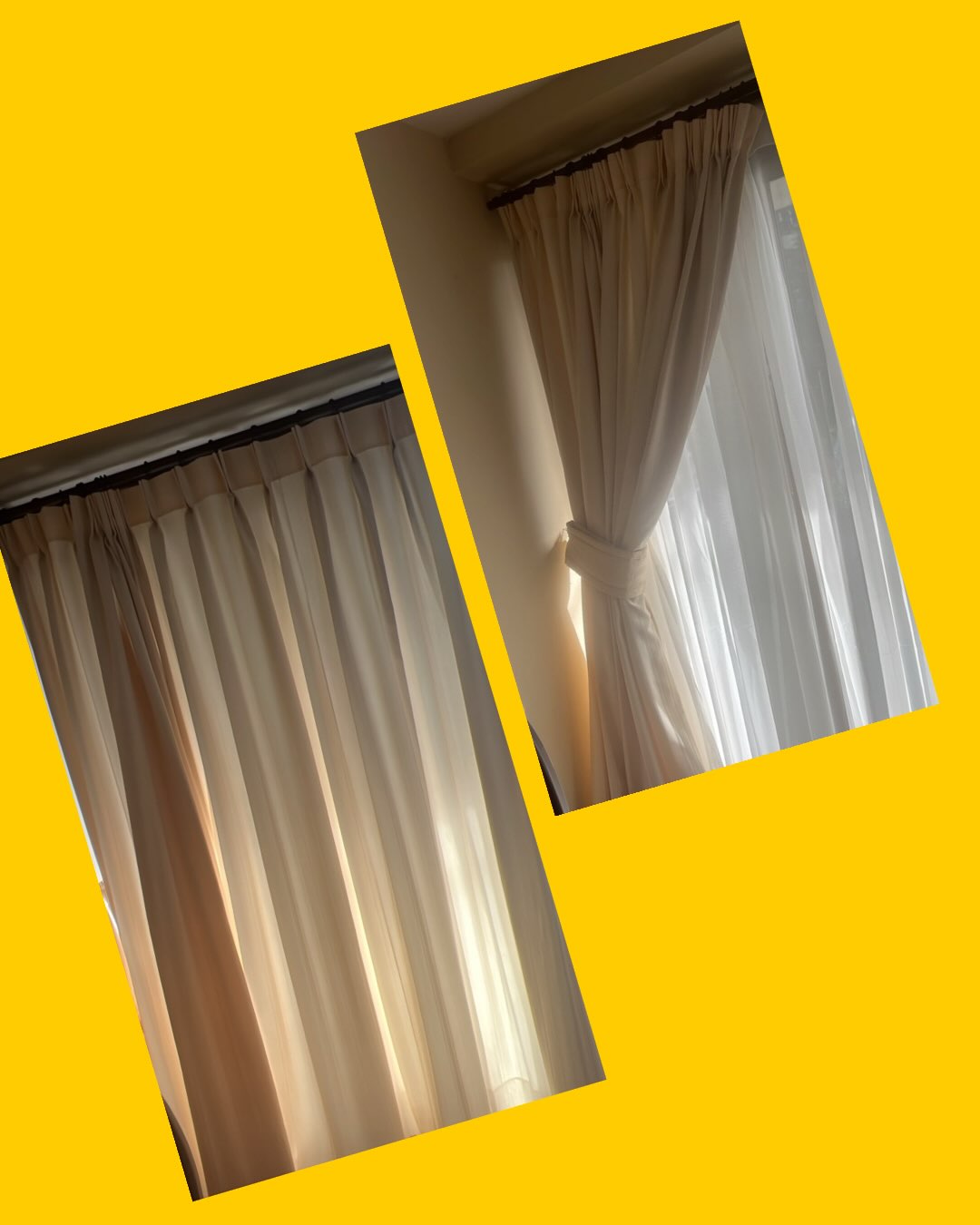 2 paños de Cortinas