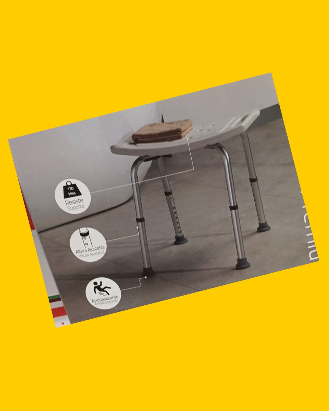 Asiento de seguridad para baño