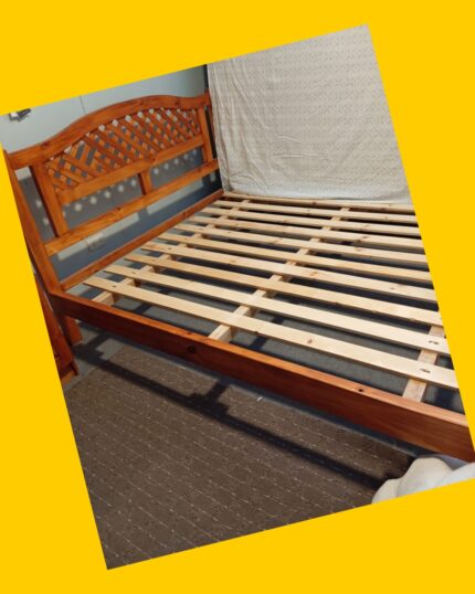 Cama de mañío 2 plazas sin colchón