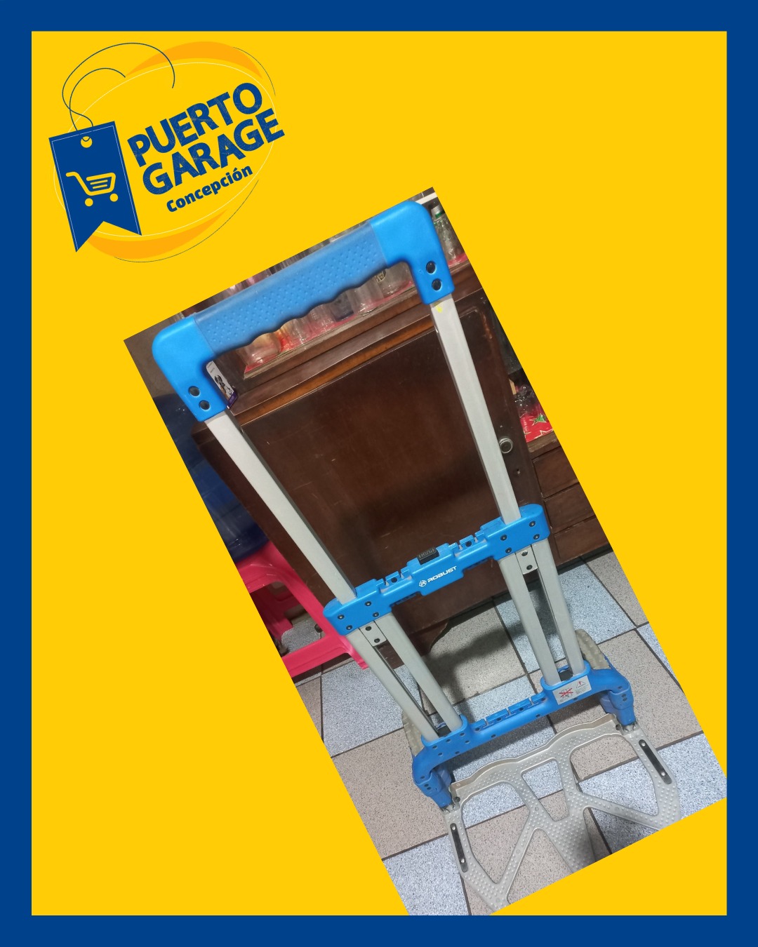 Carro Plegable Aluminio 120 Kg Robust