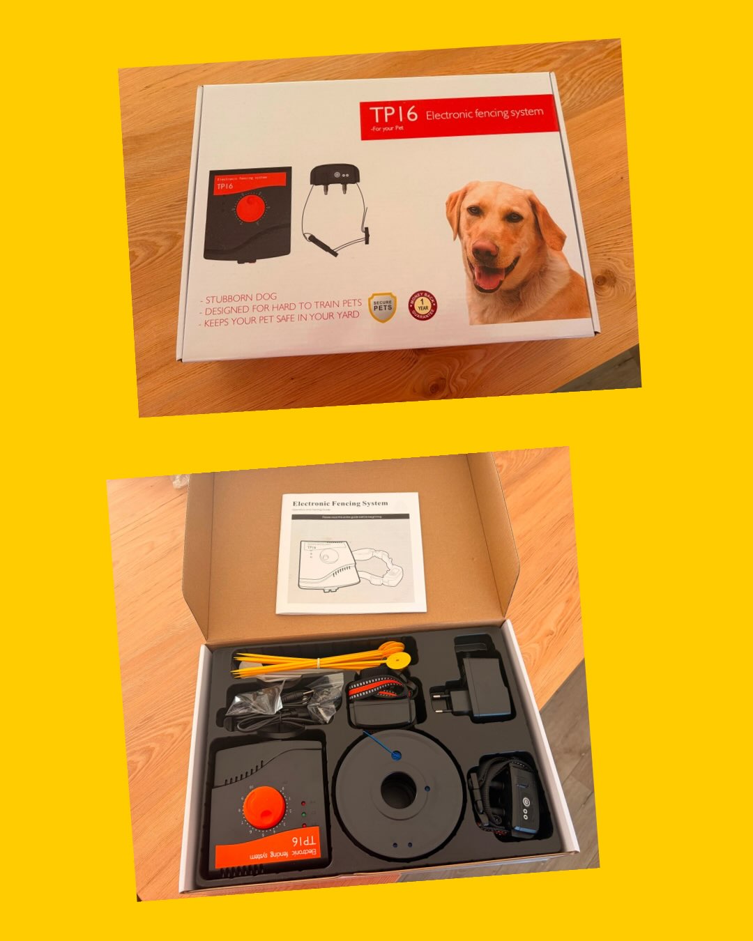 Cerco electrico invisible con collar para perros
