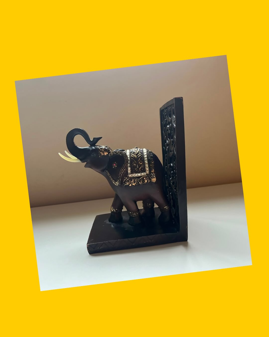 Elefante sujetalibros