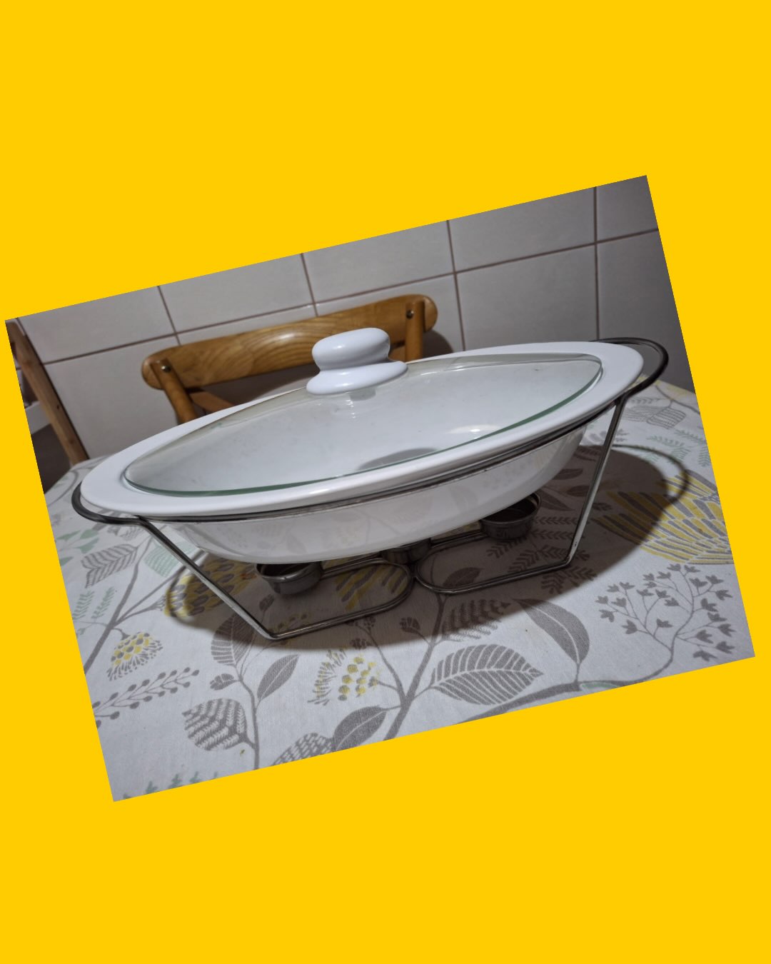 Fuente para mantener caliente la carne