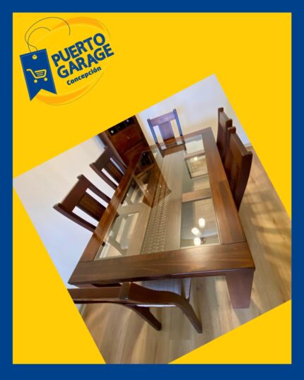 Juego de comedor / 6 sillas