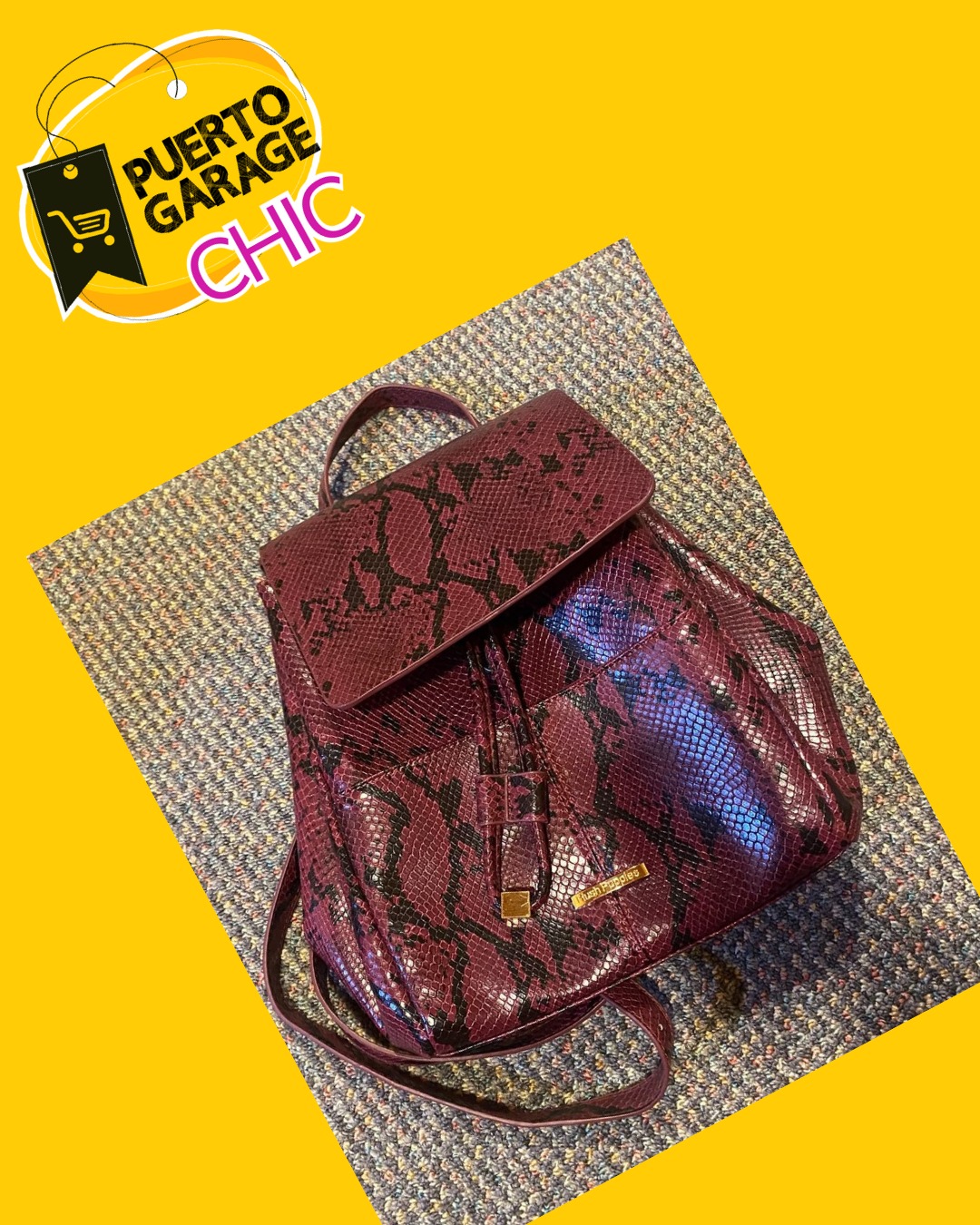 Mochila Ecocuero Hush Puppies
