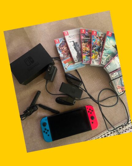 Nintendo Switch Neón + 7 juegos