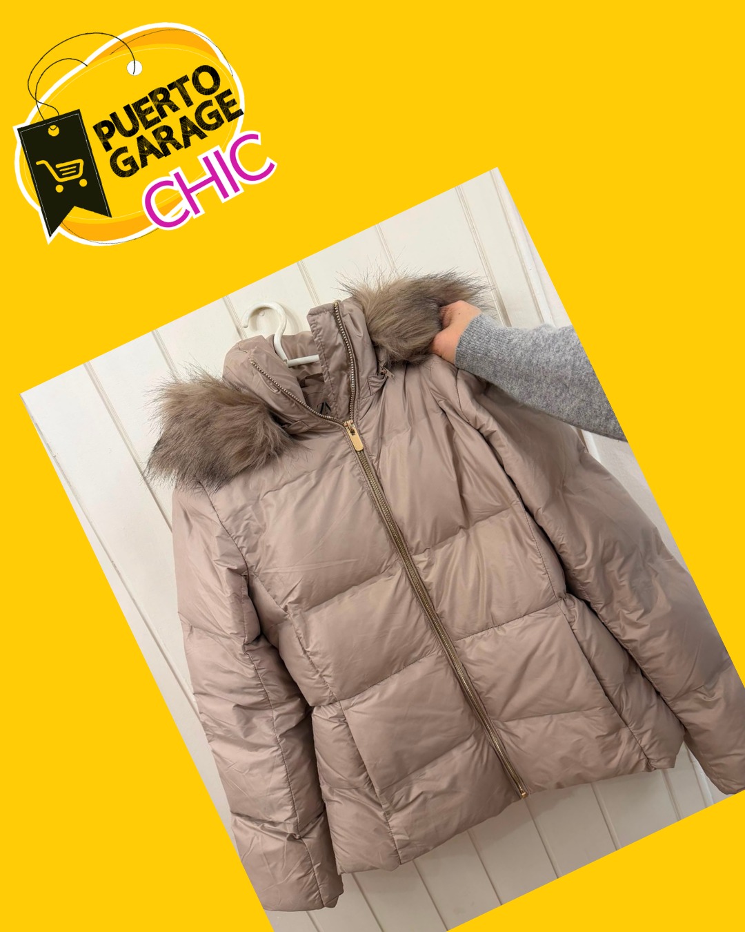 Parka pluma Zara