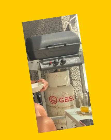Parrilla a gas con balón