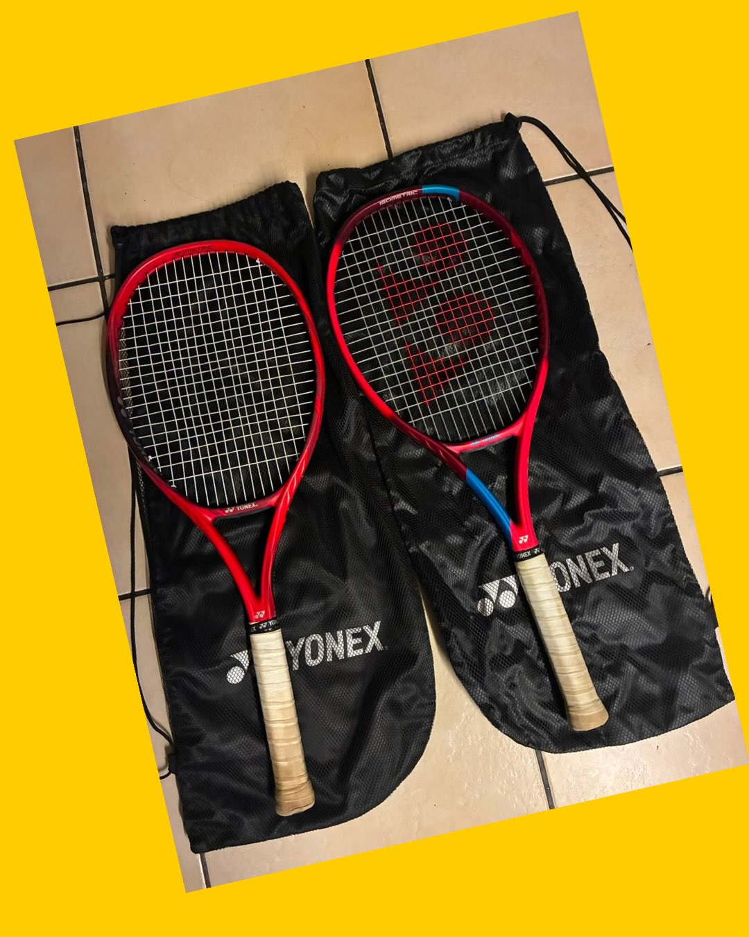 Set 2 raquetas + bolso Yonex
