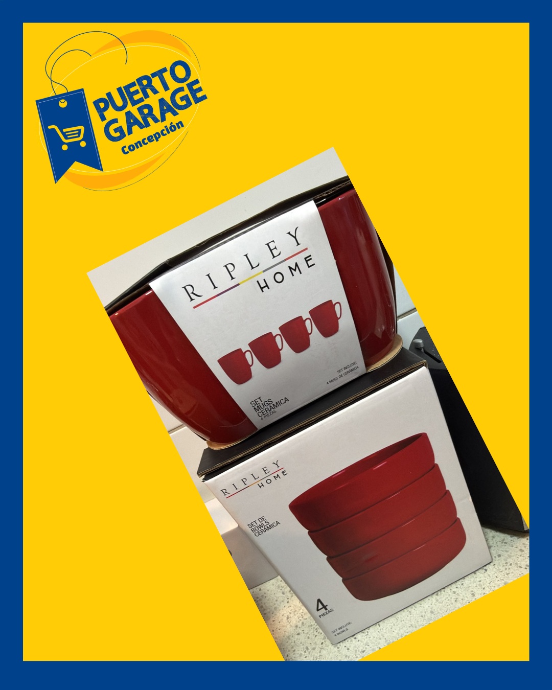 Set Mugs y Bowls Ripley