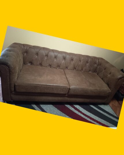 Sofá Chesterfield 3 cuerpos
