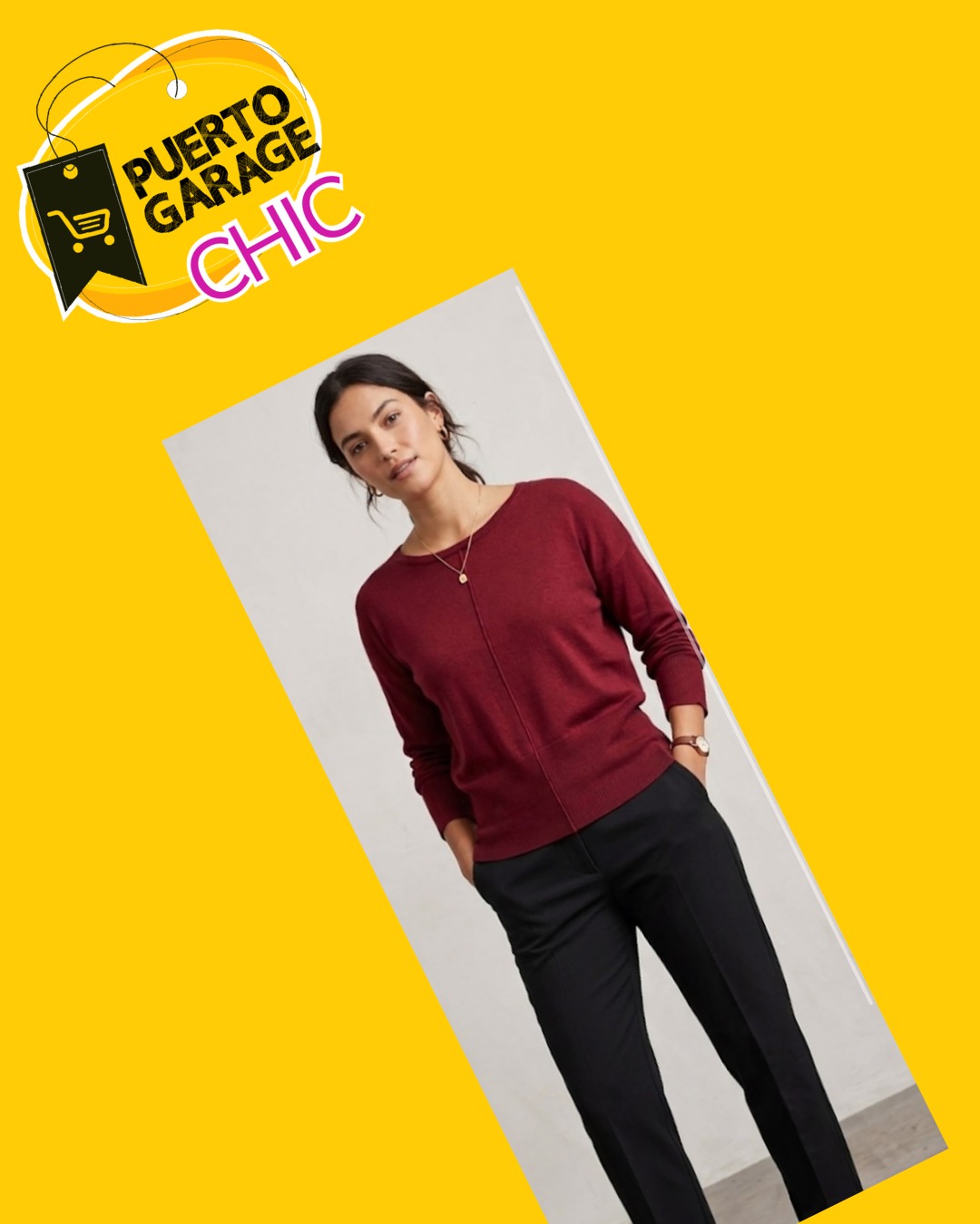 Sweater rojo italiano Calvin Klein