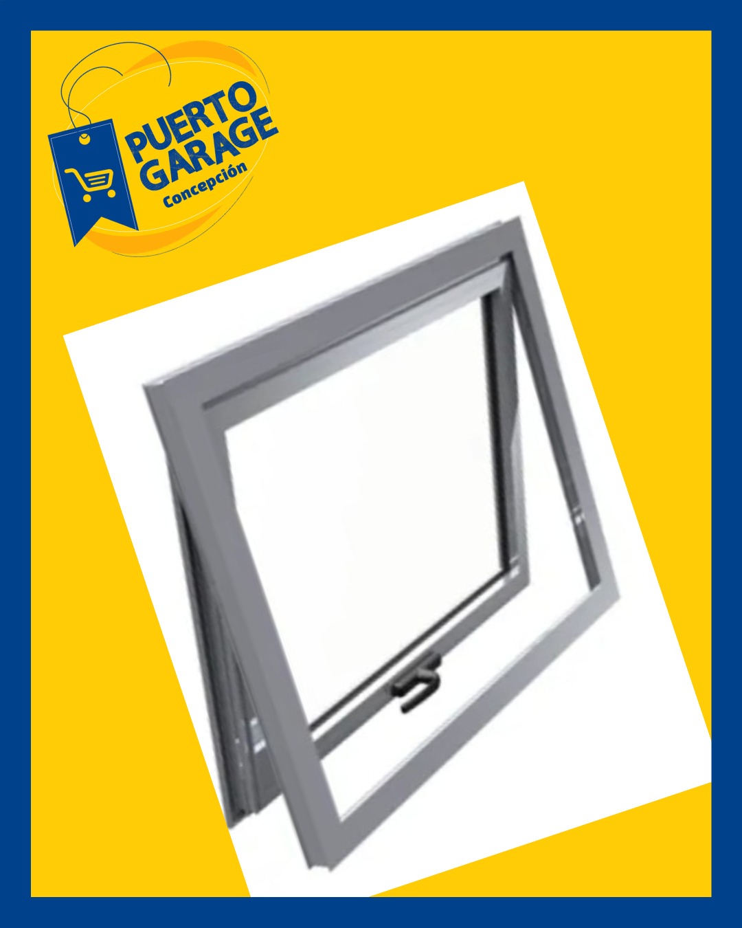 Ventana abatible de baño