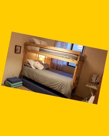Camarote con cama nido y tres colchones