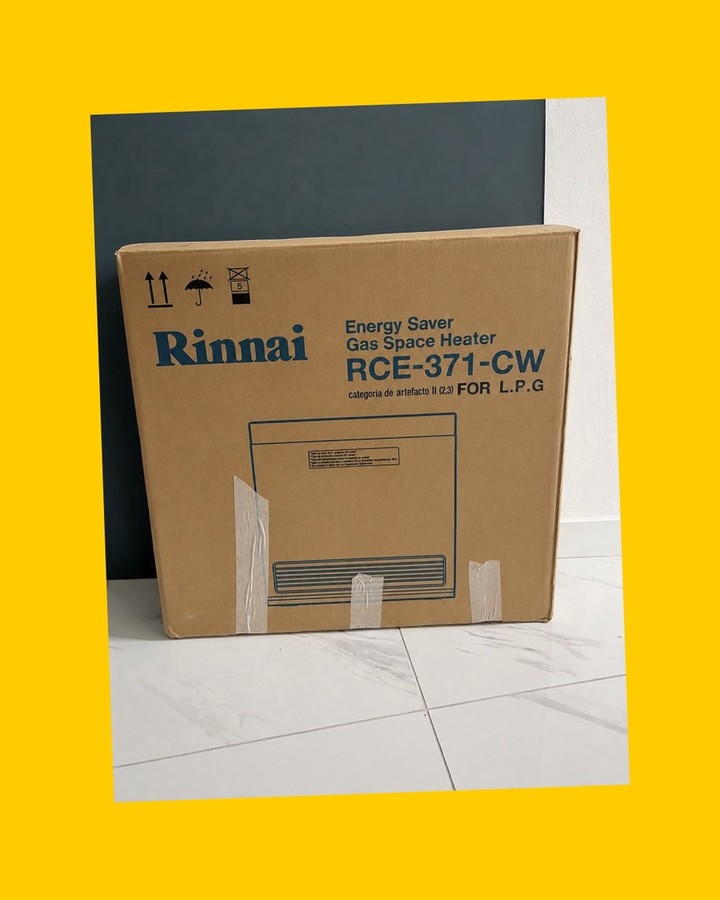 Estufa a gas Rinnai