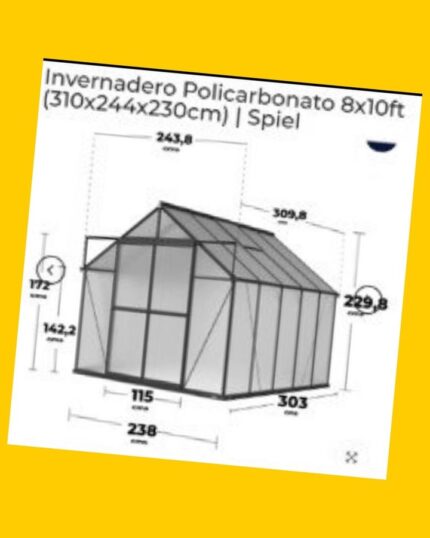 Invernadero de policarbonato Spiel