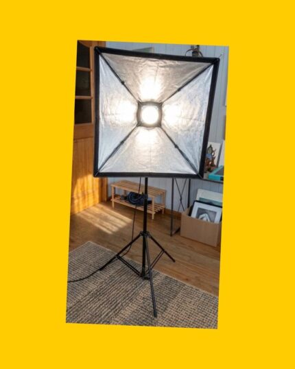 Kit Softbox 50x70 cms Estudio De Luz Continua + Trípode 2,0mt