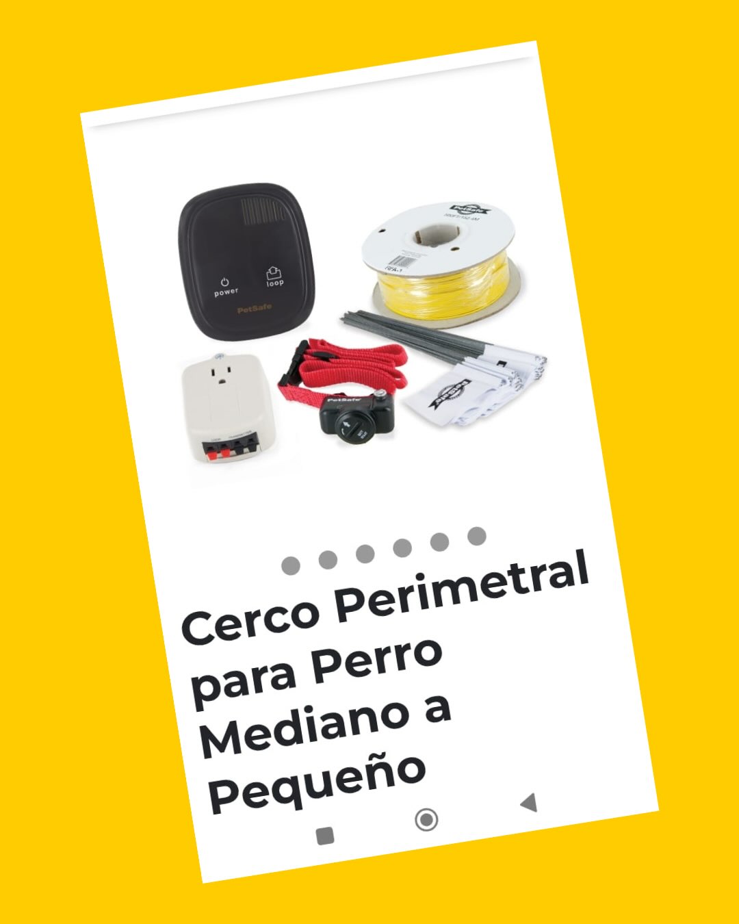 Set cerco de entrenamiento canino PetSafe