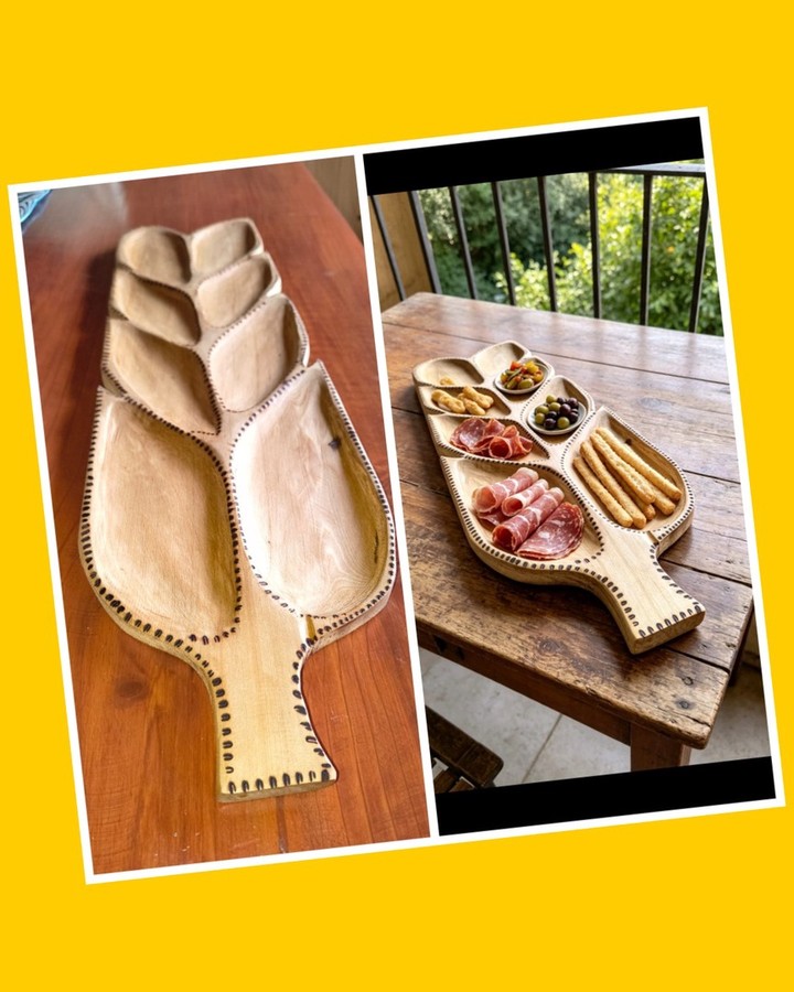Tabla de mañio para aperitivos