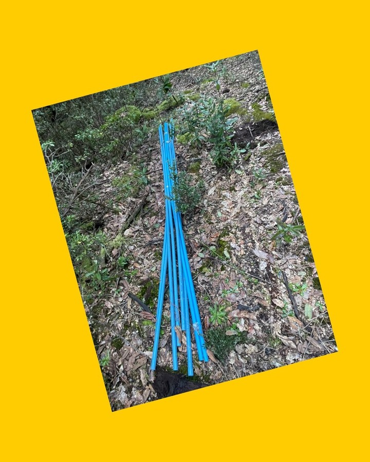 8 Tubos plásticos de 3,20 metros