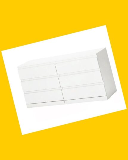 Cómoda blanca de 6 cajones IKEA