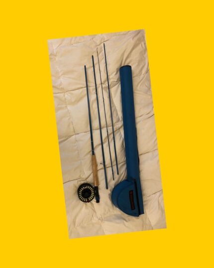 Conjunto de pesca con mosca (caña, carrete, chaleco, funda y moscas) Redington