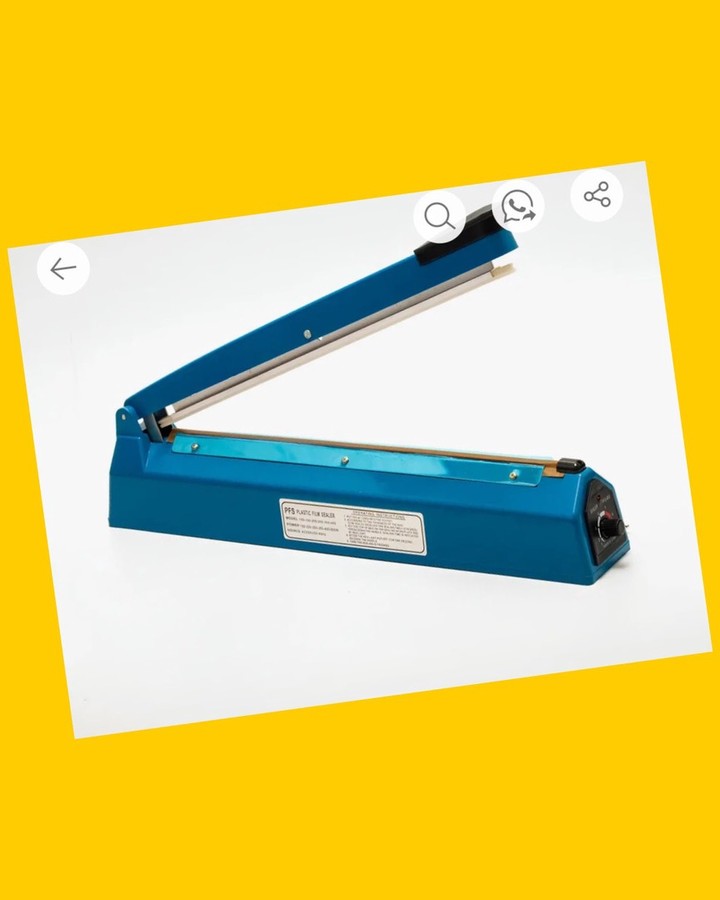 Máquina selladora de impulso para bolsas hasta 40 cms