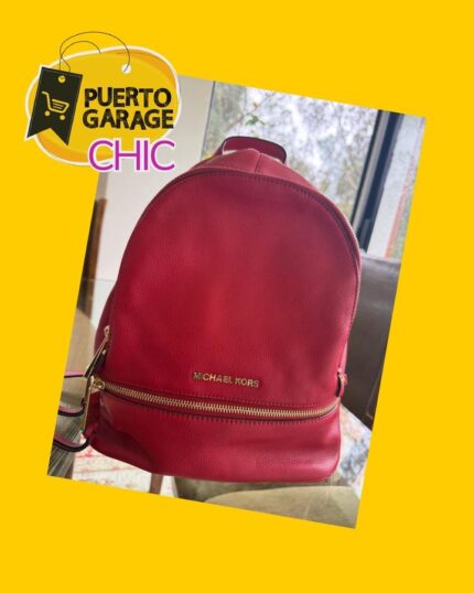 Mochila roja Michael Kors