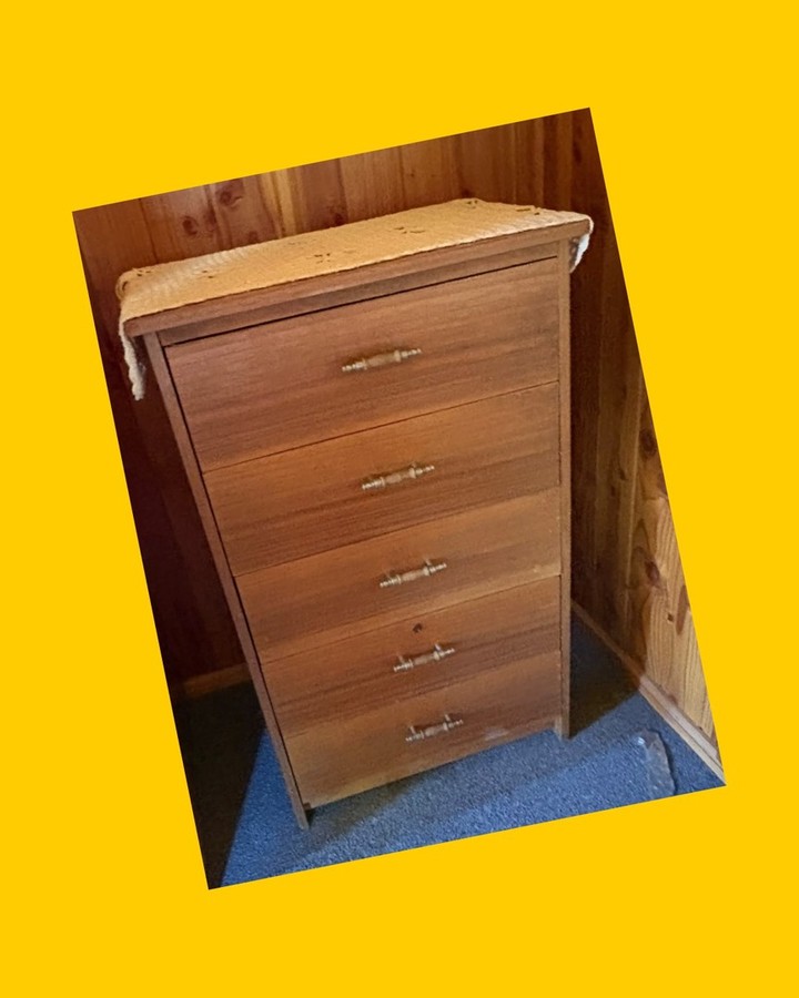 Mueble cajonera de 5 cajones