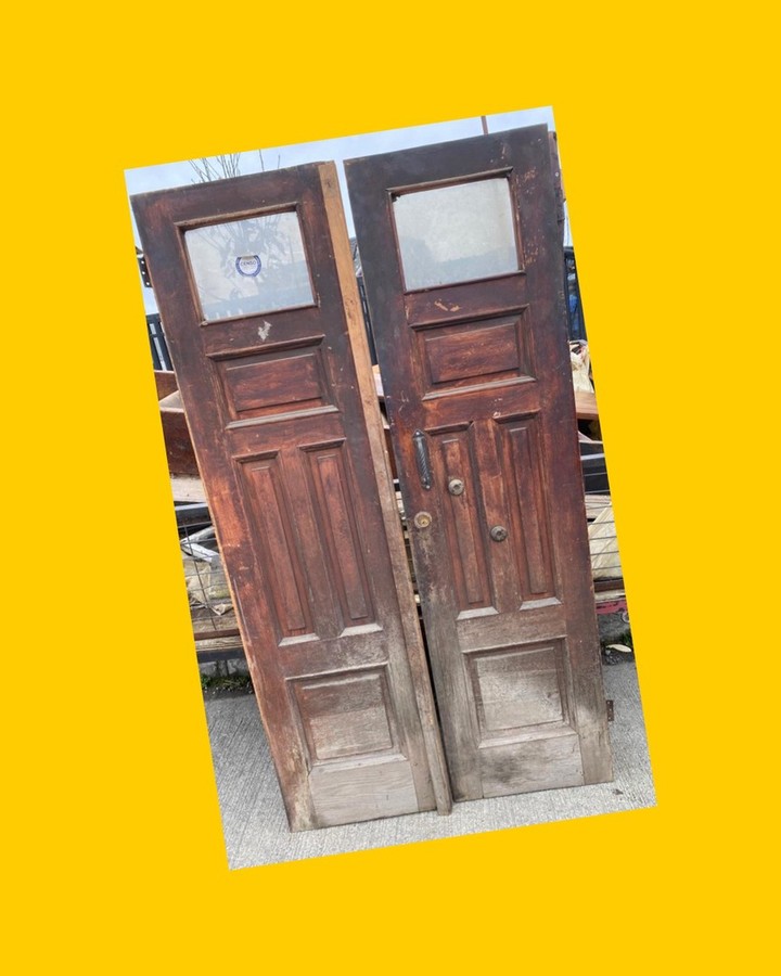 Puerta o mampara de mañío