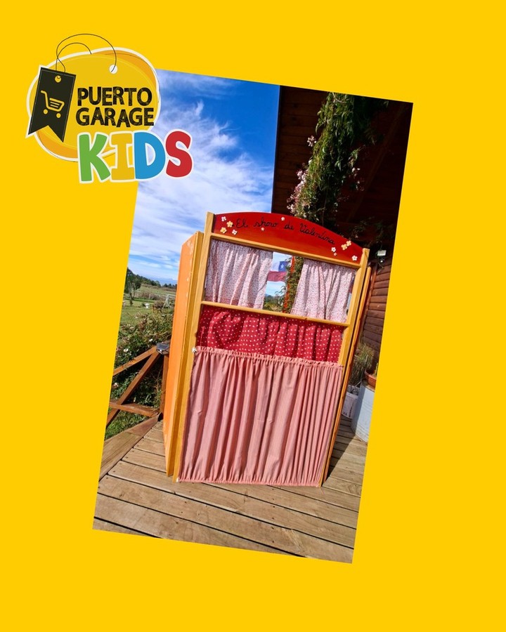 Teatrillo de títeres El show de Valentina