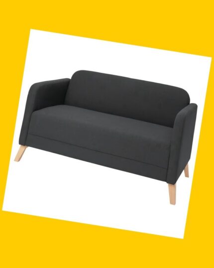 3 Sofá de 2 cuerpos gris Ikea