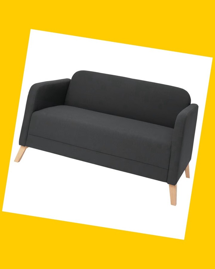 3 Sofá de 2 cuerpos gris Ikea
