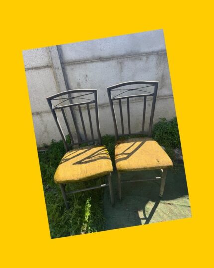 6 sillas de fierro para terraza