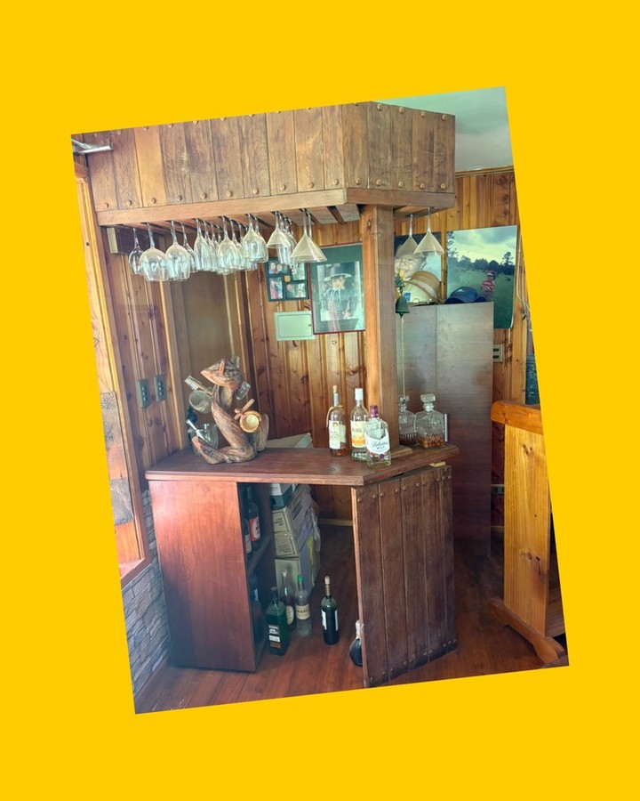 Bar de madera nativa de alerce