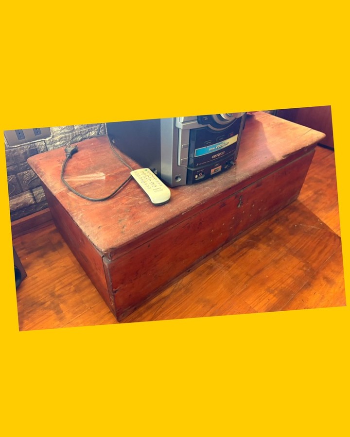 Baúl de madera de alerce