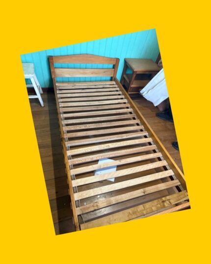 Cama 1P madera nativa