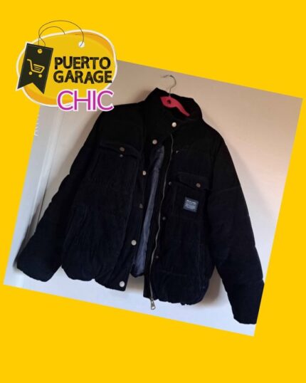 Chaqueta Puffa Wild Lama negra
