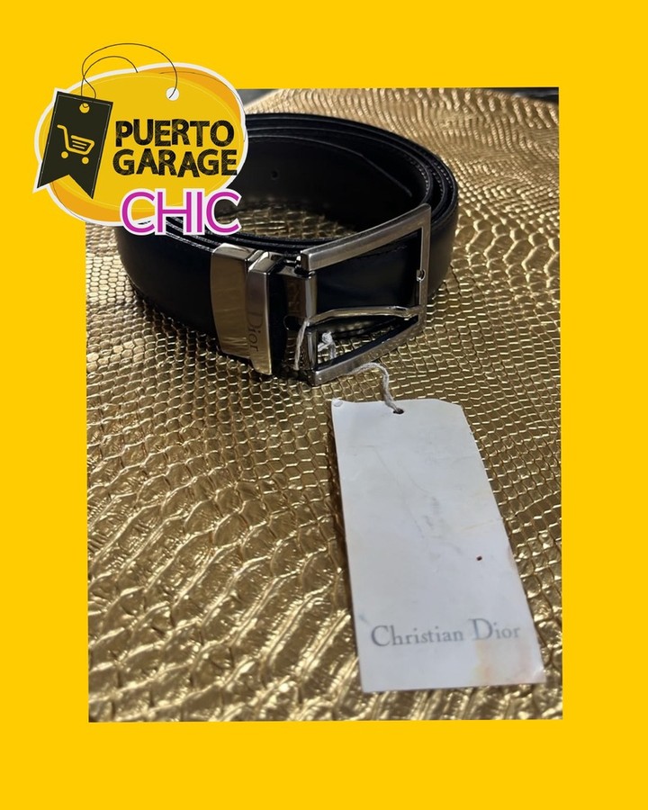 Cinturón reversible Christian Dior