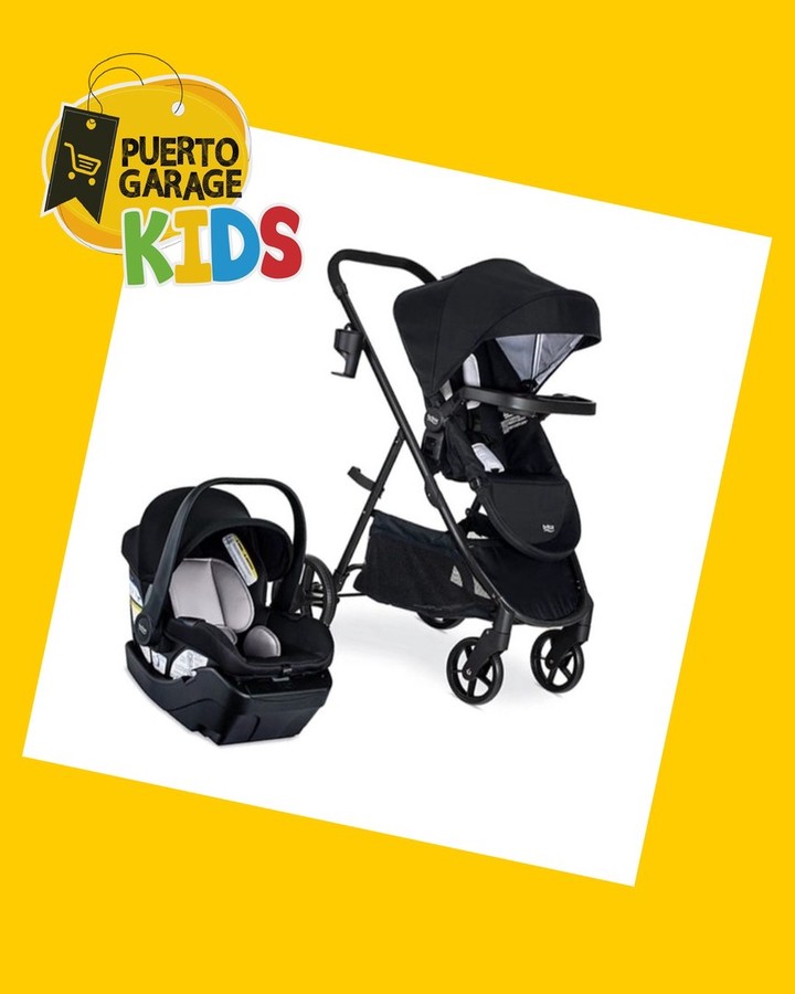 Coche y silla Travel System Britax Brook-Willow Onyx Glacier