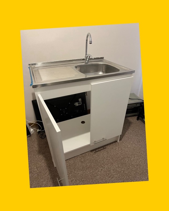 Conjunto de muebles de cocina (2 muebles mas campana) Ursus (campana extractora)