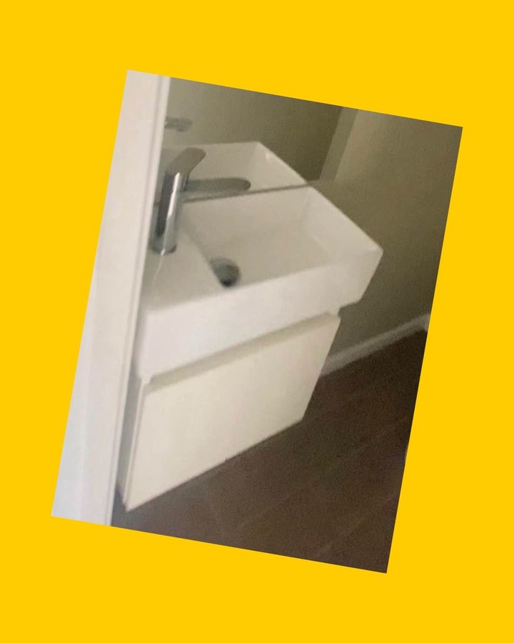 Lavamanos pequeño con mueble