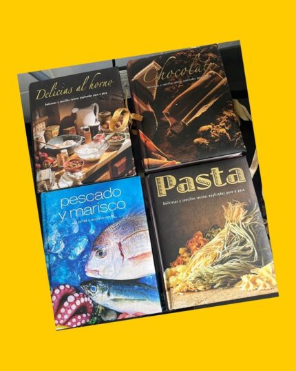 Pack de cuatro libros de cocina