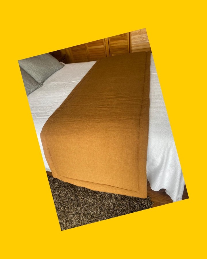 Piecera cama 2P lino