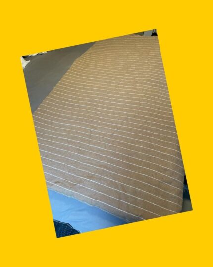 Piecera de lino beige