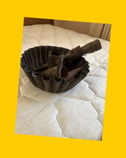 Set de moldes antiguos de fierro para repostería