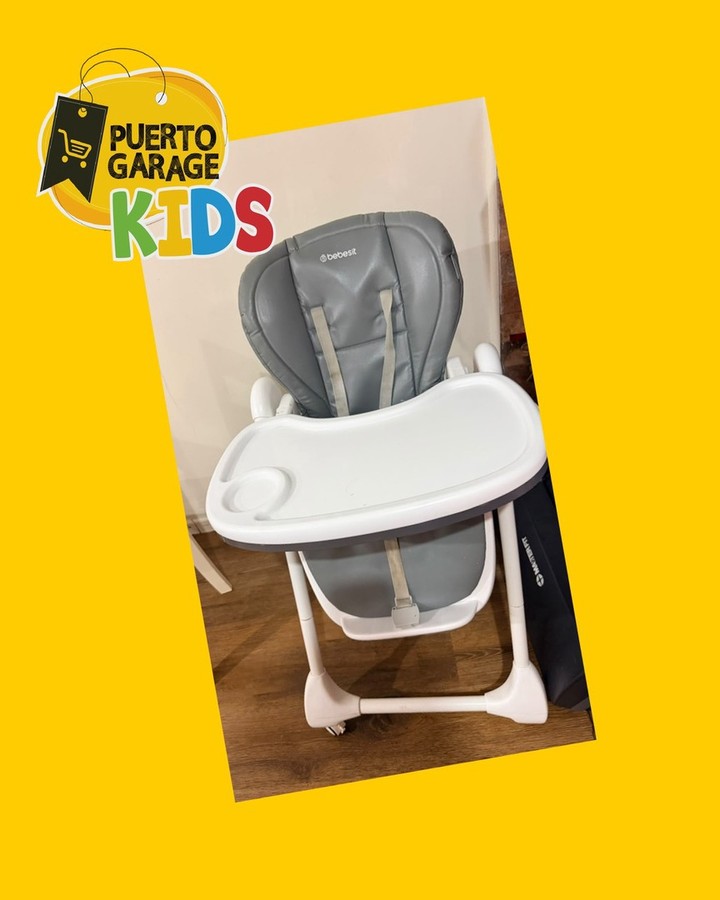 Silla de Comer EasyFeed Gris Bebesit
