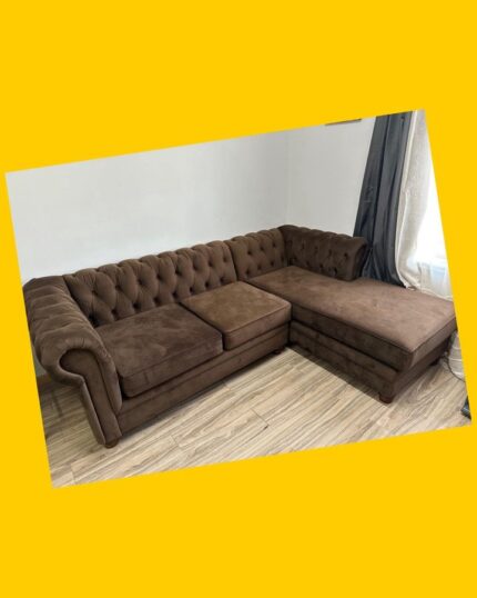 Sofá seccional Chesterfield derecho 3C Barra Design