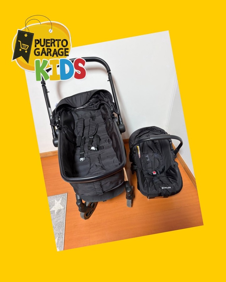 Travel system coche de bebé con silla de auto Bebesit