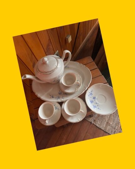 Vajilla antigua Lozapenco de té o café, 10 piezas